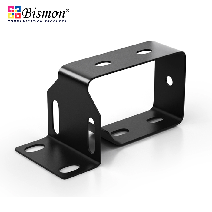 Ring Cable Management on Pole Rack Black color